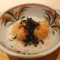 炎水 - 虎河豚白子　松葉カニ