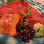 鳥美喜 - ダチョウの刺身