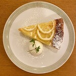 木更津のカフェ marone - レモンのケーキ