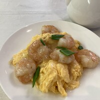 新橋亭 - 海老は確かに大粒