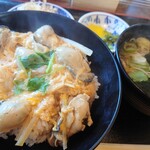 そば処おさだ - 牡蠣丼セット〜美味しいよ♪