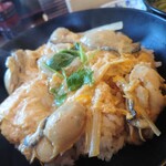 そば処おさだ - 光り輝く♪綺麗な牡蠣丼♪