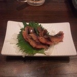 極上わら焼き料理と串カツ わら焼き部 - 鯖のへしこ