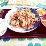 カフェテードゥン しだめー館 - ゴーヤチャンプルー定食