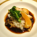 アピシウス - 貝類のリゾット　フレッシュ黒トリュフ風味