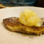 ほ志の - フォアグラのソテー　自家製ジャム添え