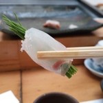 寿司割烹 魚紋 - 鮃。リフト(^-^)/