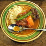 クスクス ルージール - 炭火焼き　仔羊Ｓサイズ1,600円取り分け後刻む前