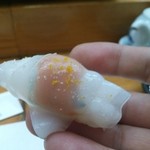 寿司割烹 魚紋 - 烏賊海胆。リフト(^-^)/