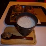 ジャンポールカフェ - パンと黒糖きなこ豆乳