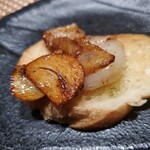 海鮮 イタリアンバル ルチアーノ - ニンニクは香りが良いです〰️‼️