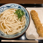 丸亀製麺 - かけうどん・ちくわ天