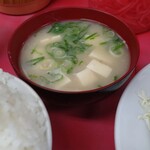 一楽ラーメン - 味噌汁