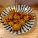 立呑み晩杯屋  - タコの唐揚げ