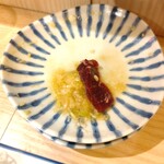 立呑み晩杯屋  - ガツのタレにつけて～