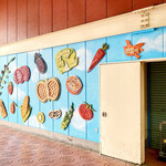 なんでき食堂 - 壁面アート