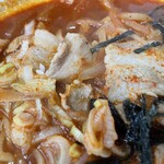 東京庵 - 『辛豚中華レベル3』のトッピング