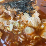 東京庵 - 『辛豚中華レベル3』のトッピング