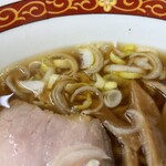 東京庵 - 『中華そば』のネギ