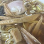 東京庵 - 『中華そば』のメンマ