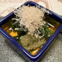 荒井屋 本店 - 子持ち昆布と菜花のお浸し