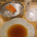 てんぷら 下村 - 金時人参