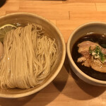 迂直 - 味玉醤油つけ麺