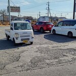 共栄ラーメン - 駐車場①