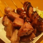 Yakitori Kun - 角ベーコン、チョリソー