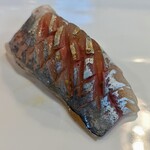 らかん寿し 松月 - 握り　しまあじ