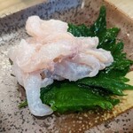 らかん寿し 松月 - かわはぎ肝和え