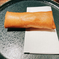 お料理 うち山 - 桜えびと大根の春巻き