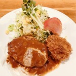 キッチンTiKi - ハンバーグとカニコロ