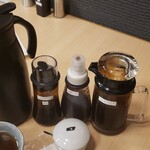 黒豚とんかつ ほり壱 - ソース3種とピンク塩