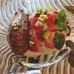 NODO - チョコレートアイスといちごのテラミス