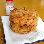 手作りうどん工房楽 - かき揚げ