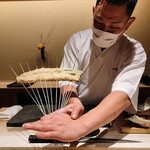 味あら井 - 海うなぎの白焼き