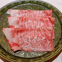 神戸牛 しゃぶしゃぶ おもき 離れ 銀座店 - 神戸牛 霜降り