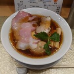 なにわ 麺次郎 - 地鶏醬油らーめん味玉付