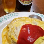 大養軒 - オムビー！！いただきます(￣人￣)