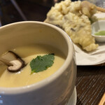 Kamada Saryou Maruyama - 茶碗蒸し、天ぷら
