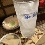 串焼家　まる房ず - シャワシャワ、お通し