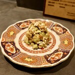 天天厨房 - アボカドとクリームチーズの胡麻たれ和え660円