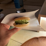 すし ふくづか - 抹茶アイス最中