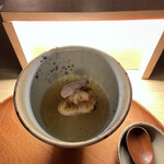 すし ふくづか - 白子　北寄貝の出汁あんかけ