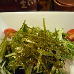 焼鳥コウジ - 納豆ネバネバサラダ　\480