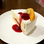 UCCカフェ コンフォート - フルーツショートケーキ