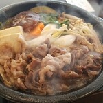 ゴルフ倶楽部成田ハイツリーレストラン - すき焼きのアップ
