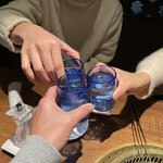 クロスケ - 久しぶりの家族揃っての乾杯はウォーター