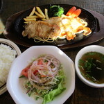 レストランふじね - ポークジンジャー セット！